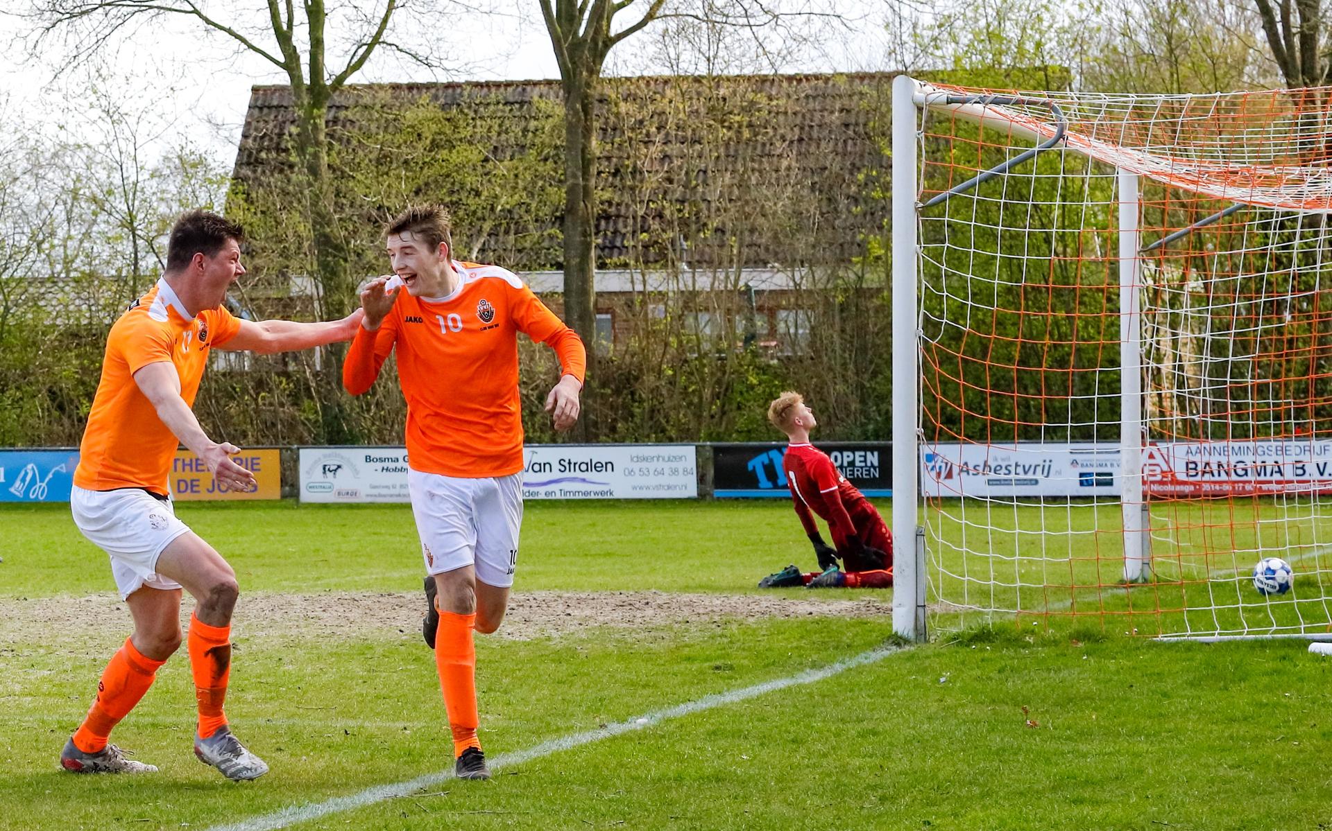 Topscorer Davey Lohman bezorgt VVI winst in derby van de Fryske Marren tegen SC Joure als afscheidsc