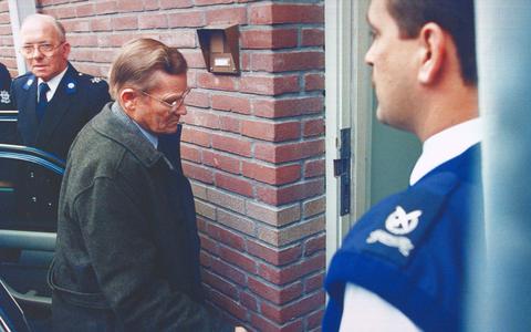 Jacob Luitjens in 1992 bij de rechtbank in Assen.