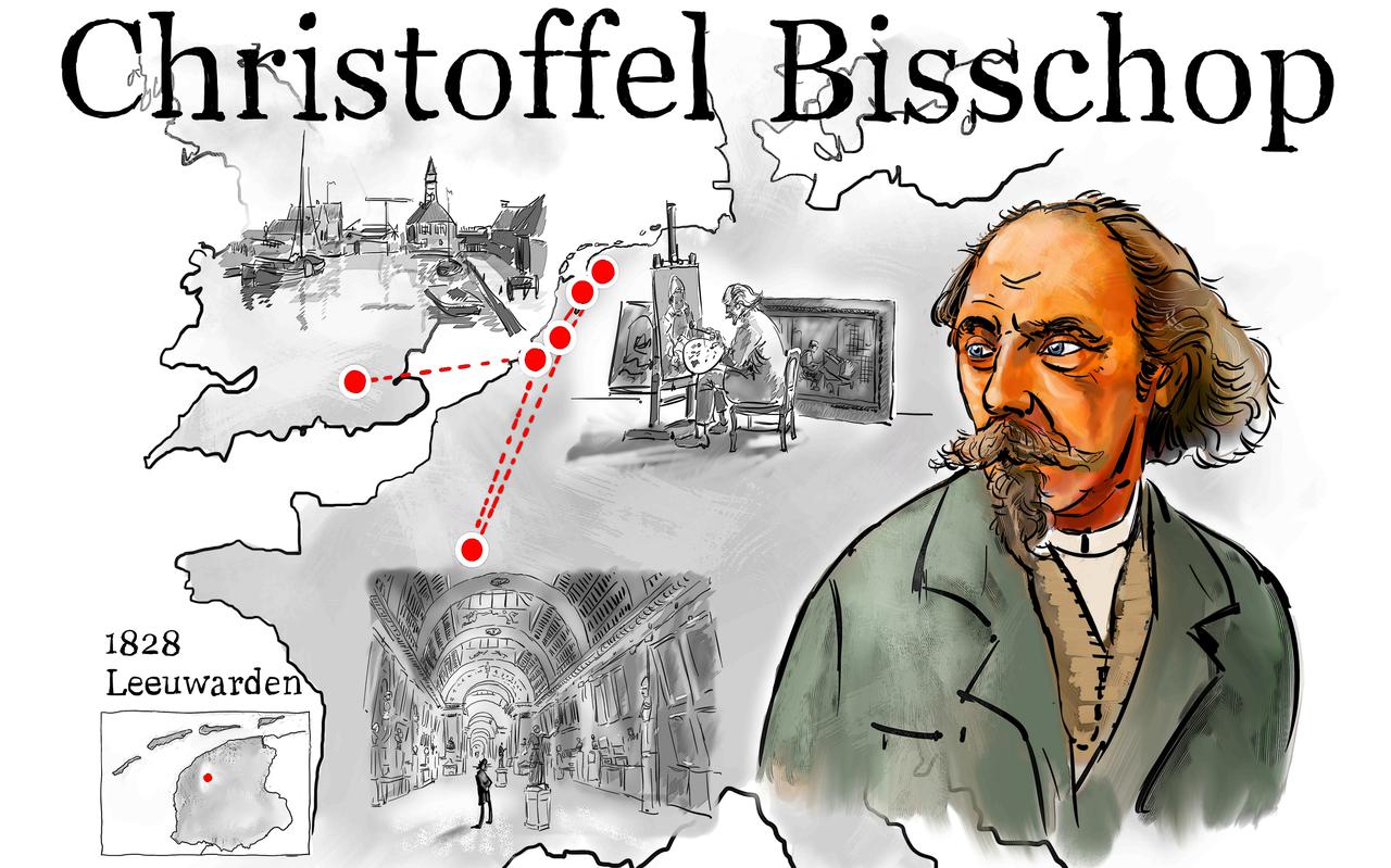 Christoffel Bisschop en de reizen die hij maakte.