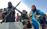 Gewapende talibanstrijders in Afghanistan.