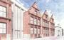Impressie van het gemeentehuis van Noardeast-Fryslân in Dokkum na verbouwing.
