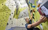 Lillian Verhaag van klimcentrum Noardwand.
