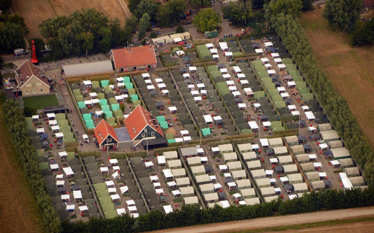 Camping Appelhof op Terschelling, vorig jaar zomer.