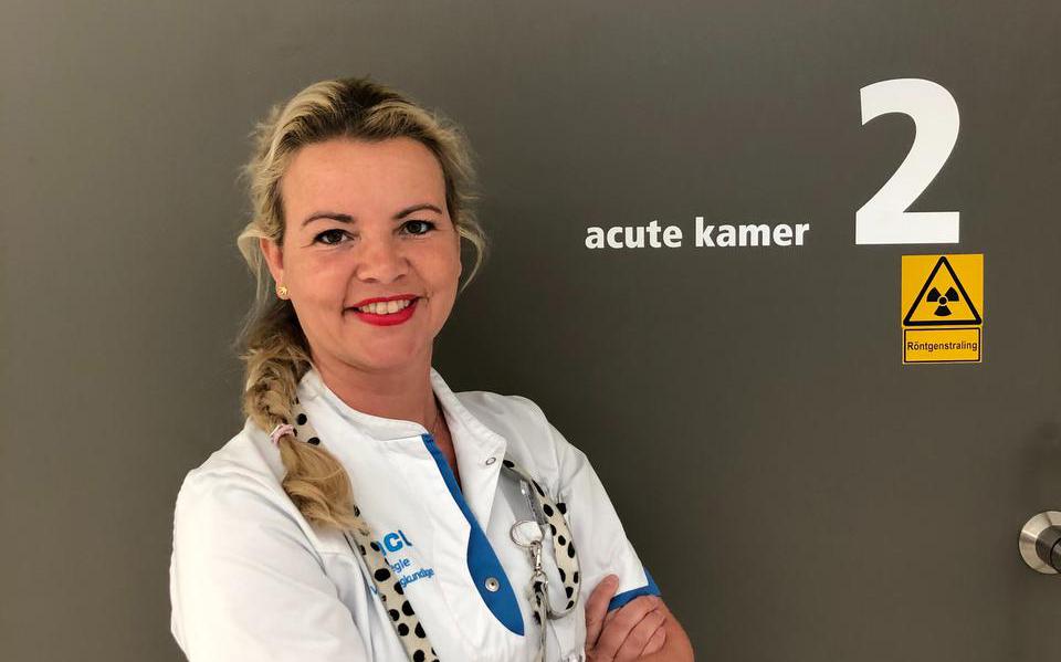 Verpleegkundige Aly de Vries werkt op de spoedeisende hulp in het MCL.