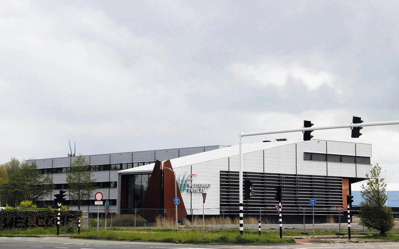 Het gebouw van Wetterskip Fryslân in Leeuwarden. 