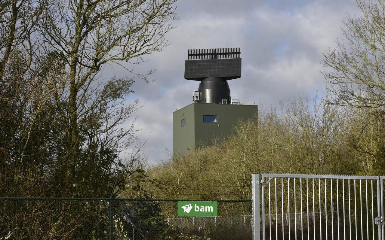De nieuwe radarpost in Wier. De nieuwe radarpost in Wier.