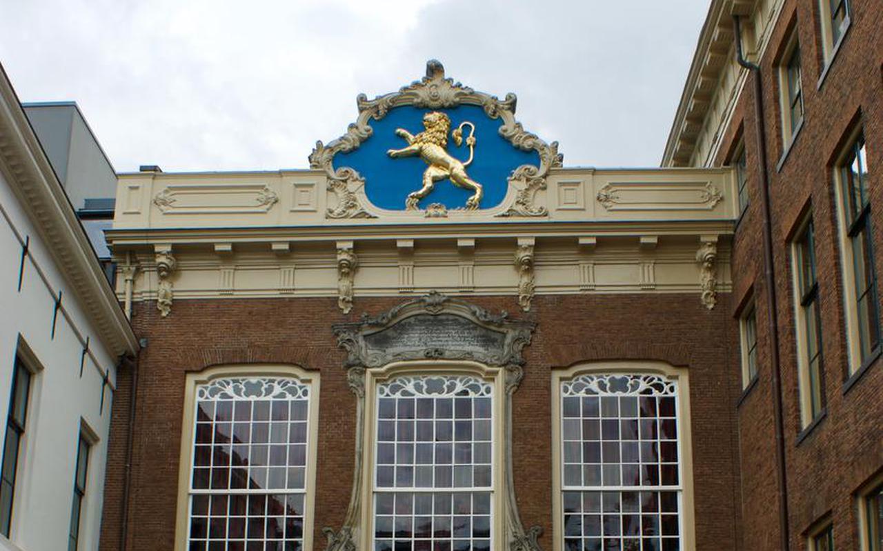 Het stadhuis van Leeuwarden. 