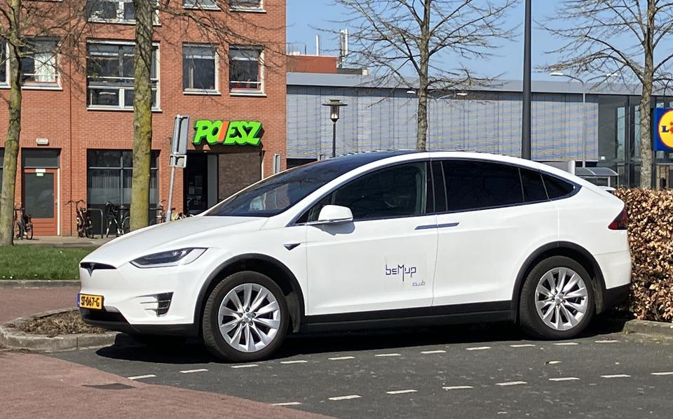 De auto waarmee vervoersdienst beMup de klanten in Weststellingwerf hoopt te gaan vervoeren. 