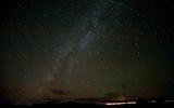 De Melkweg gezien vanaf Schiermonnikoog, op een eerdere onbewolkte dag. 
