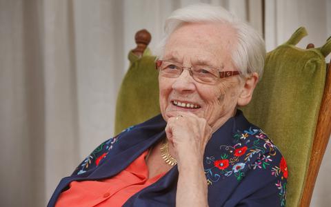 Elisabeth van Veen-Thibaudier vierde zondag haar honderdste verjaardag. 
