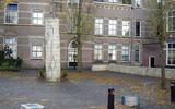 Het Holocaust-monument in de A.S. Levissonstraat in Leeuwarden.