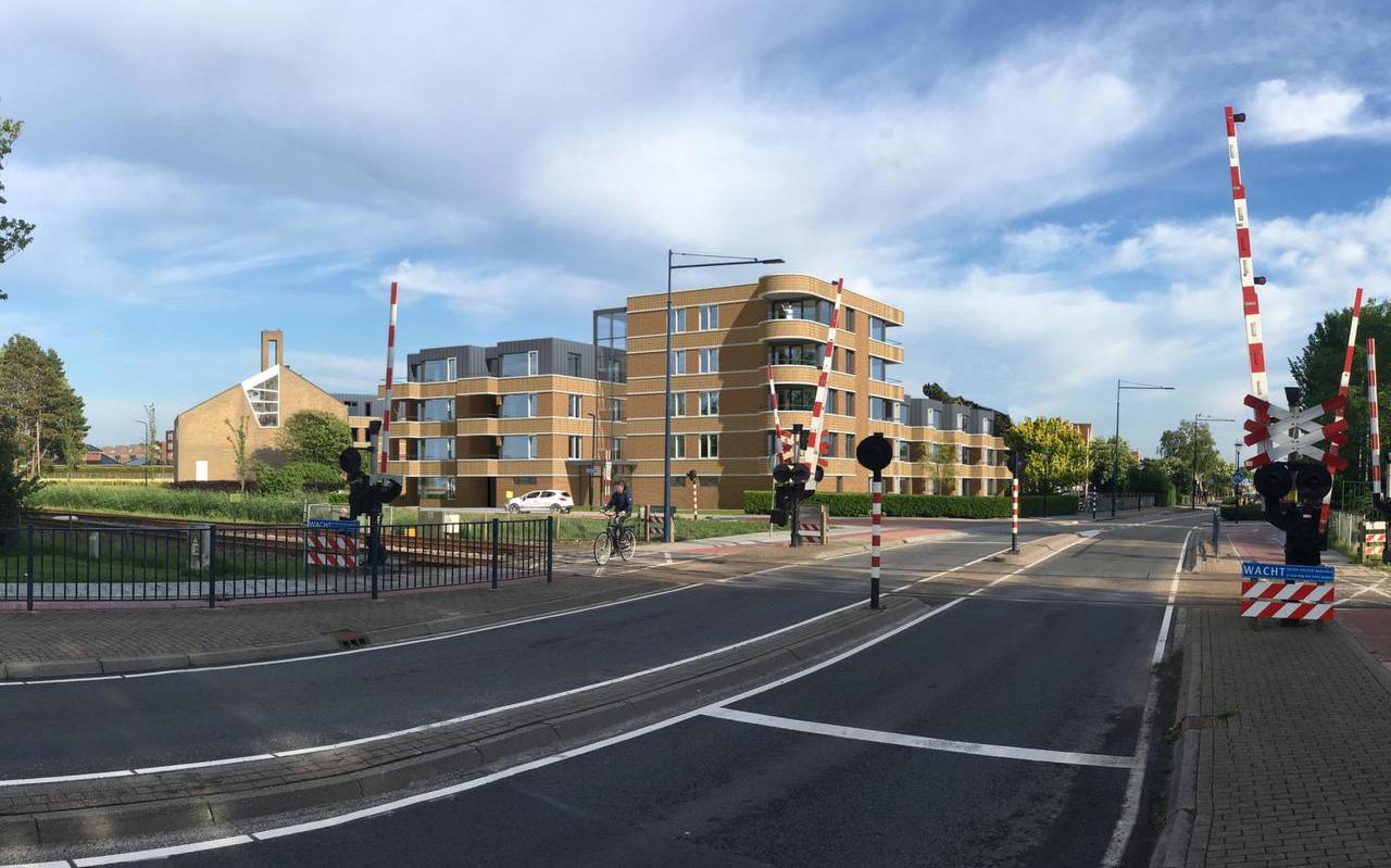 Het ontwerp voor 45 huurappartementen aan de Kimswerderweg in Harlingen. Het ontwerp voor 45 huurappartementen aan de Kimswerderweg in Harlingen.