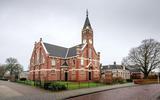 Het kerkgebouw van de Vrije Evangelische Gemeente in Harkema.