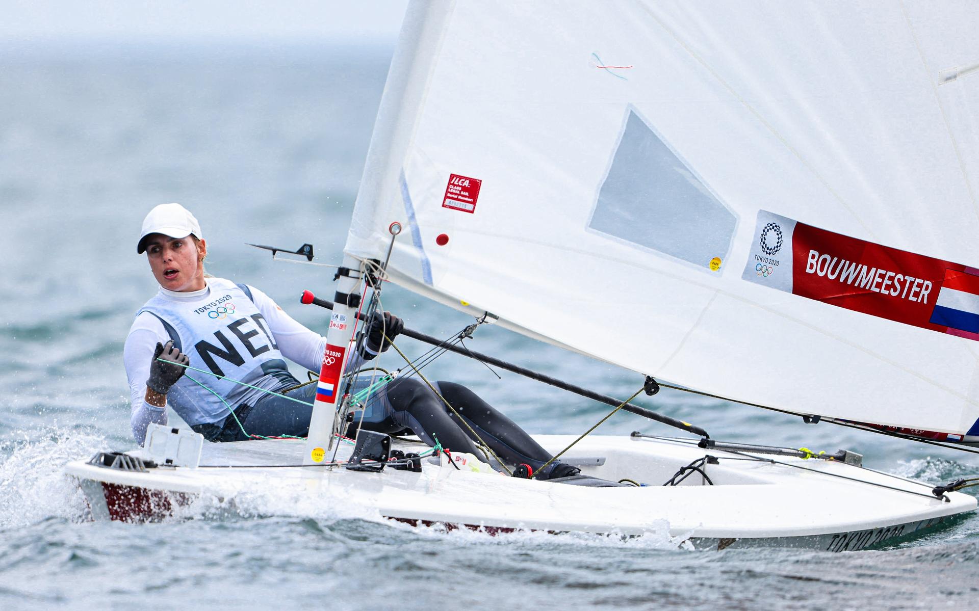 Marit Bouwmeester gaat in de olympische Ilca 6-klasse geen wereldkampioen worden, maar heeft nog wel