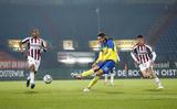 Roberts Uldrikis was in het uitduel met Willem II verantwoordelijk voor de openingstreffer van SC Cambuur.